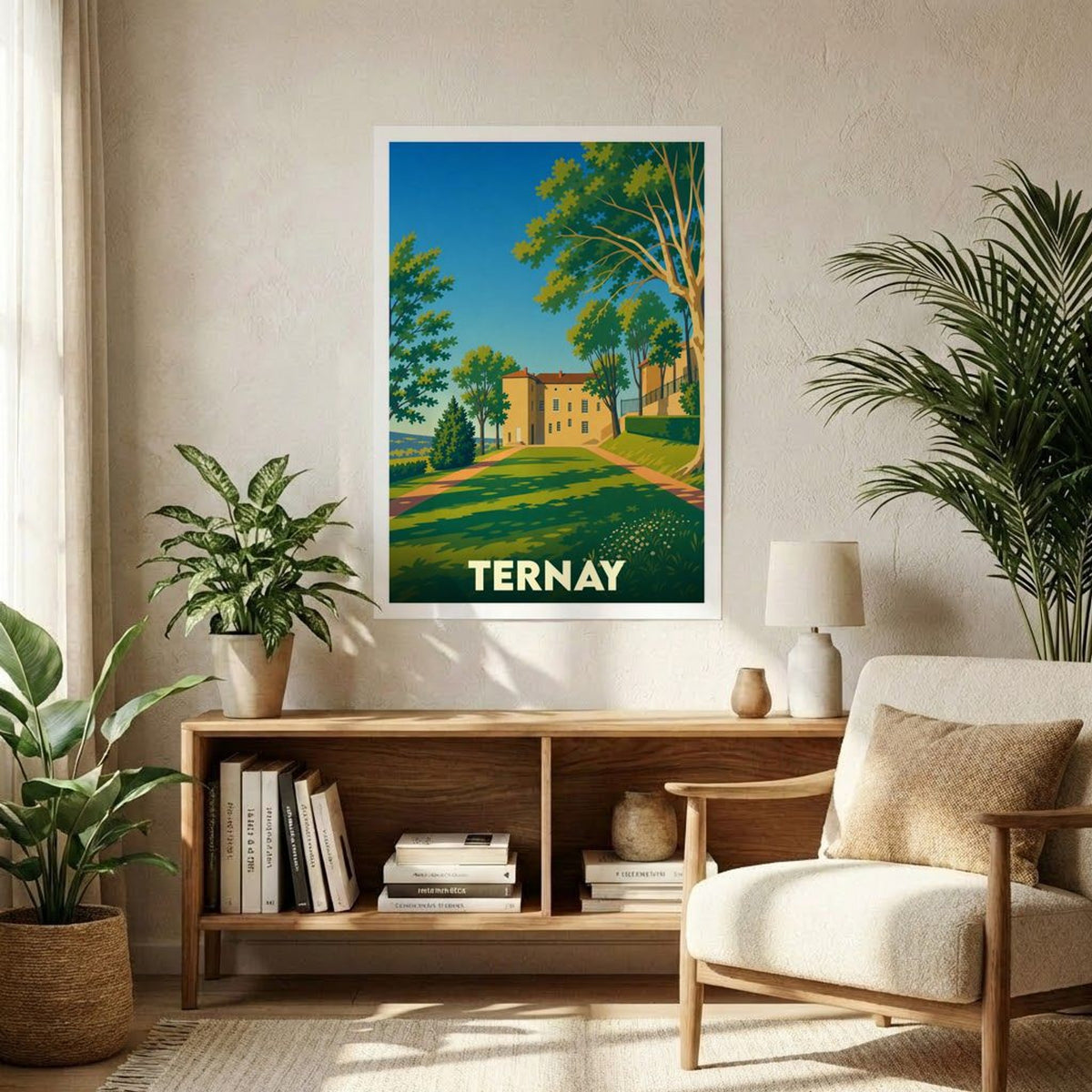 Affiche A1 (59,4 x 84,1 cm) Sans cadre souvenir de Ternay