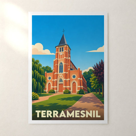 Affiche Terramesnil – sans cadre, accrochée au mur