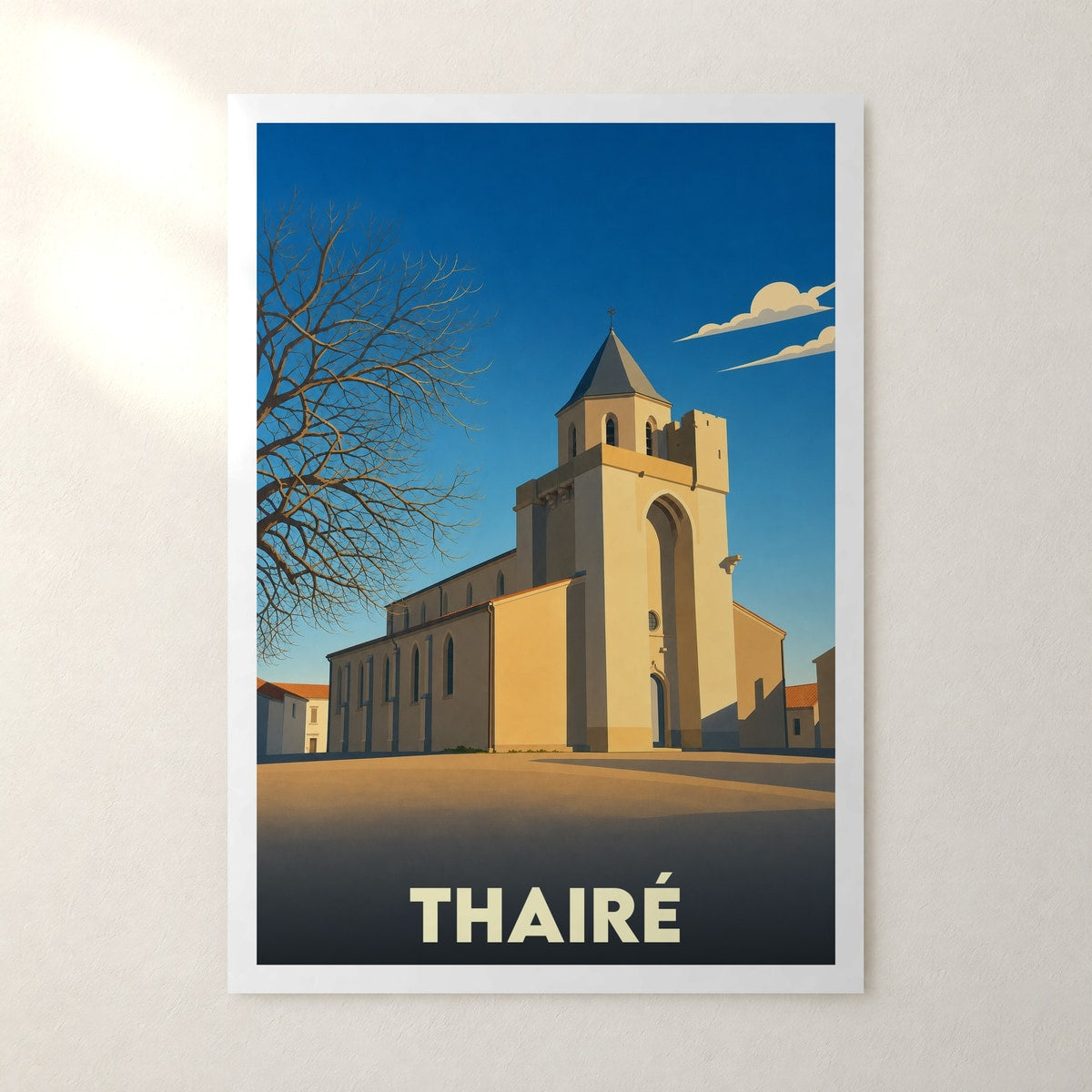 Affiche Thairé – sans cadre, accrochée au mur