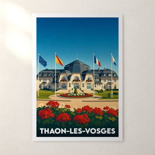 Affiche Thaon-les-Vosges – sans cadre, accrochée au mur