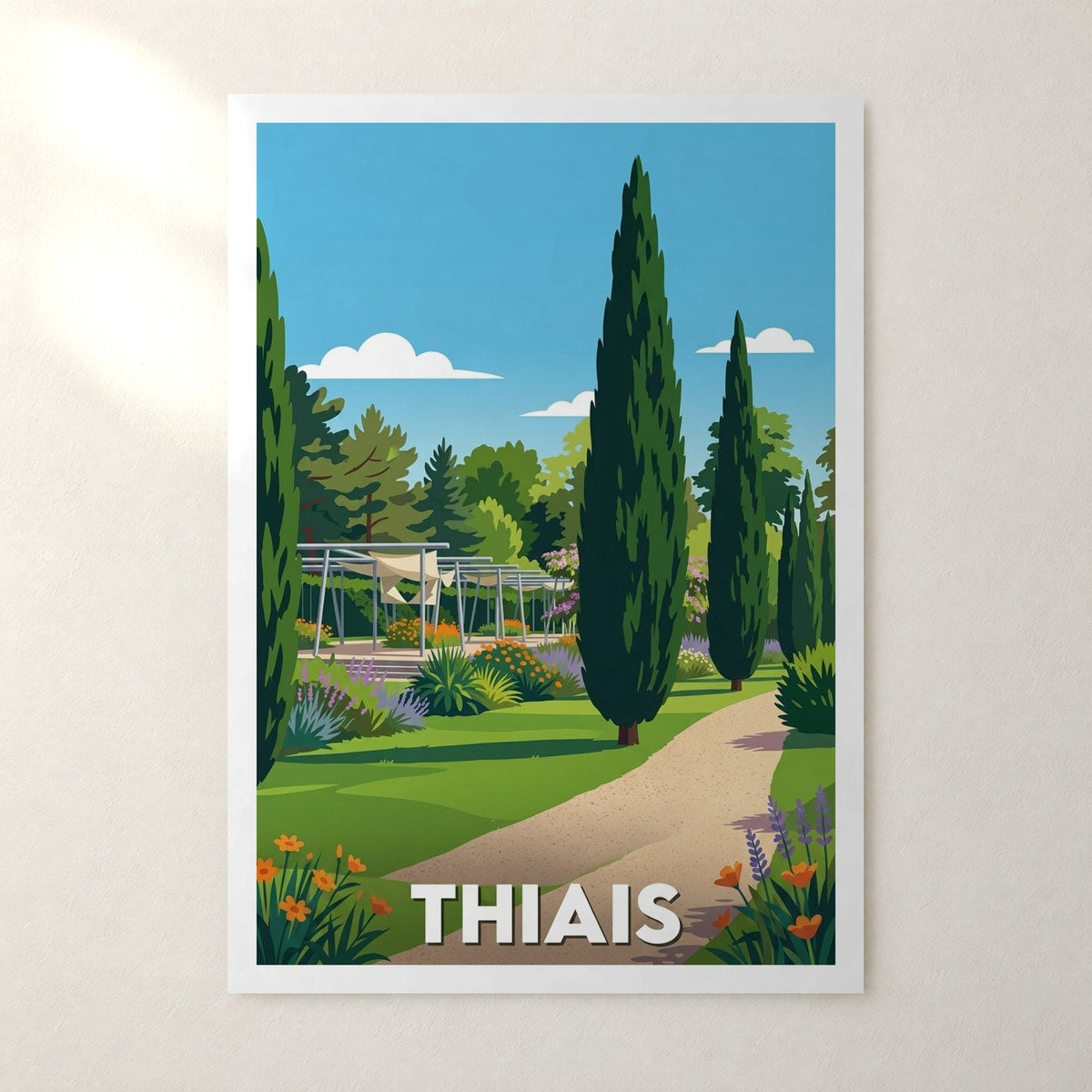 Affiche Thiais – sans cadre, accrochée au mur