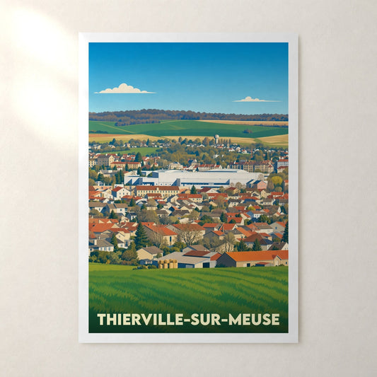 Affiche Thierville-sur-Meuse – sans cadre, accrochée au mur