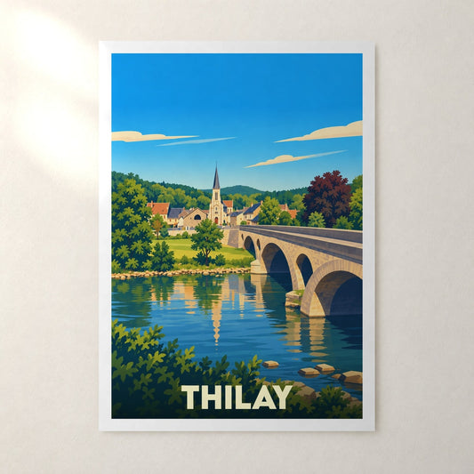 Affiche Thilay – sans cadre, accrochée au mur