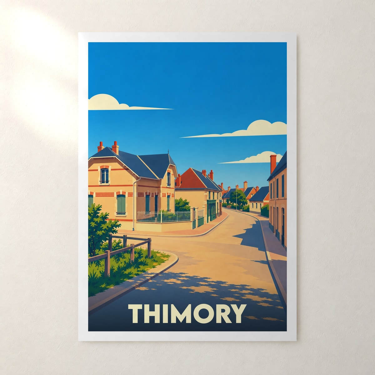 Affiche Thimory – sans cadre, accrochée au mur