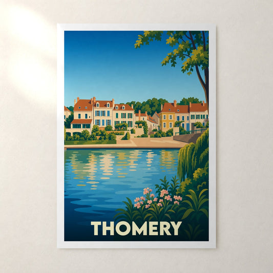 Affiche Thomery – sans cadre, accrochée au mur