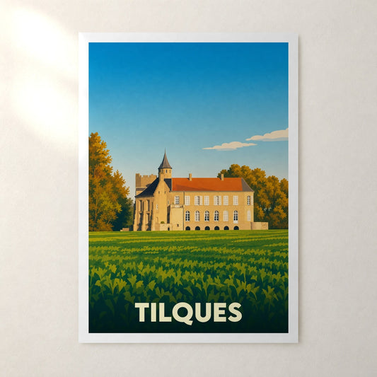 Affiche Tilques – sans cadre, accrochée au mur