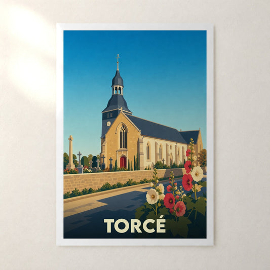 Affiche Torcé – sans cadre, accrochée au mur