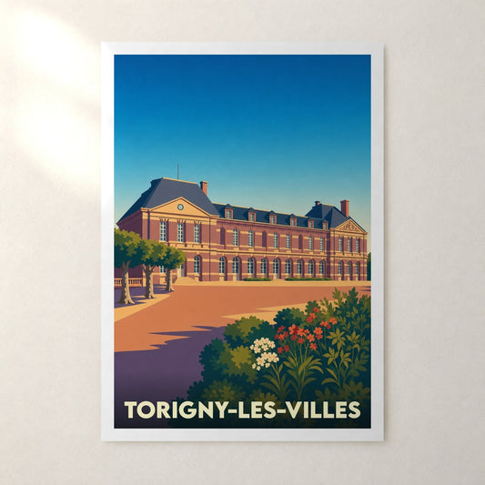Affiche Torigny-les-Villes – sans cadre, accrochée au mur