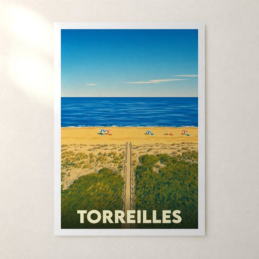 Affiche Torreilles – sans cadre, accrochée au mur