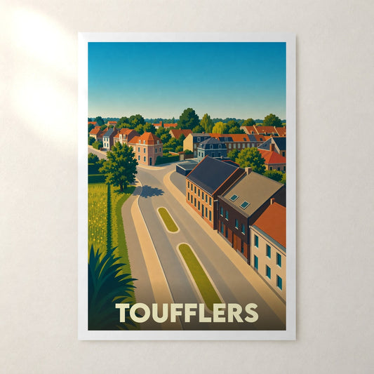 Affiche Toufflers – sans cadre, accrochée au mur