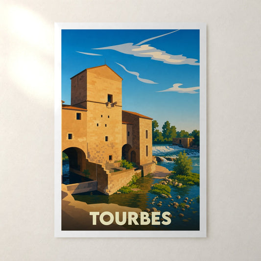 Affiche Tourbes – sans cadre, accrochée au mur