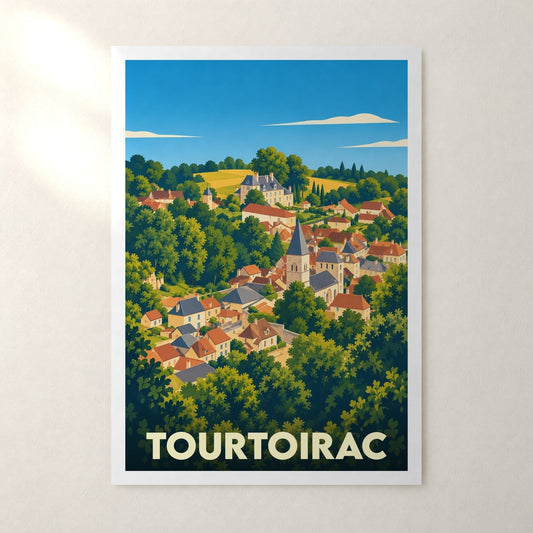 Affiche Tourtoirac – sans cadre, accrochée au mur