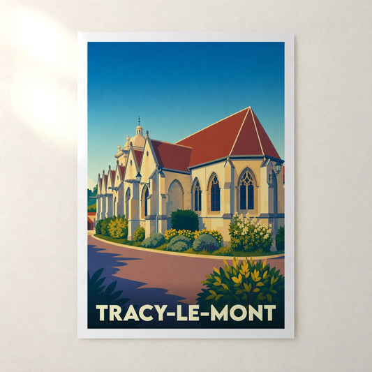 Affiche Tracy-le-Mont – sans cadre, accrochée au mur