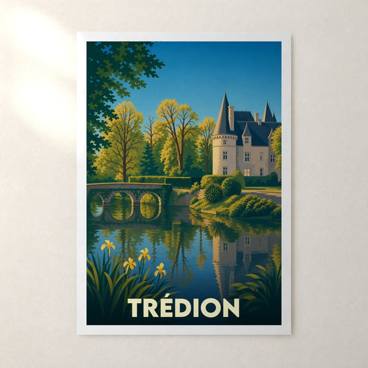 Affiche Trédion – sans cadre, accrochée au mur