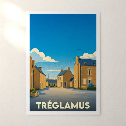 Affiche Tréglamus – sans cadre, accrochée au mur