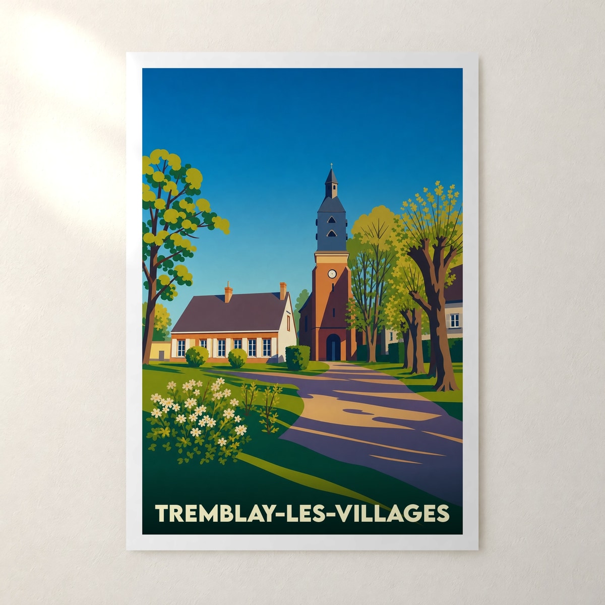 Affiche Tremblay-les-Villages – sans cadre, accrochée au mur