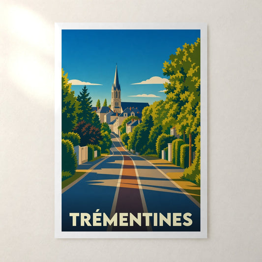 Affiche Trémentines – sans cadre, accrochée au mur
