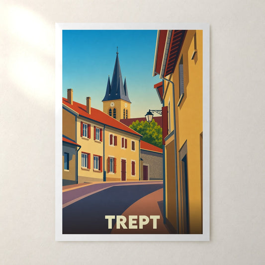 Affiche Trept – sans cadre, accrochée au mur