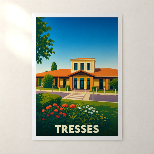 Affiche Tresses – sans cadre, accrochée au mur