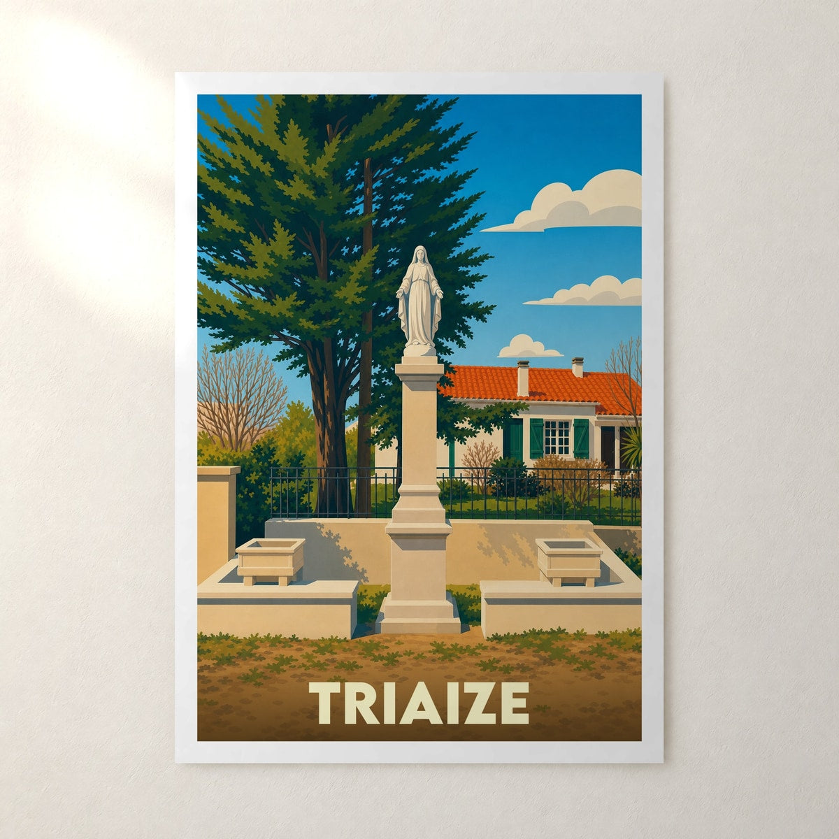 Affiche Triaize – sans cadre, accrochée au mur