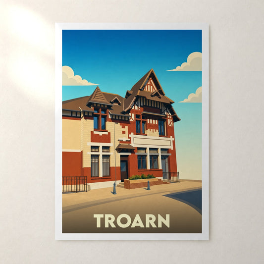 Affiche Troarn – sans cadre, accrochée au mur