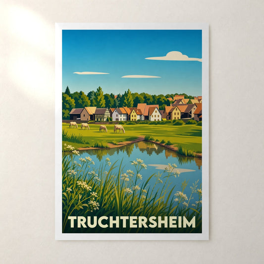 Affiche Truchtersheim – sans cadre, accrochée au mur
