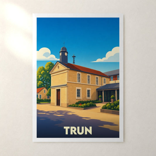 Affiche Trun – sans cadre, accrochée au mur