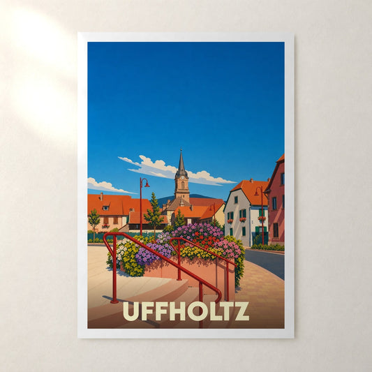 Affiche Uffholtz – sans cadre, accrochée au mur