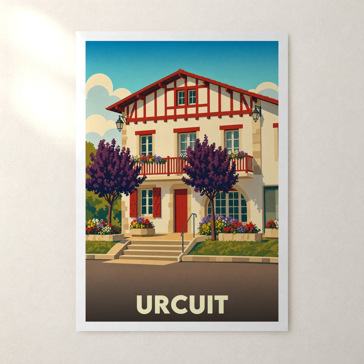 Affiche Urcuit – sans cadre, accrochée au mur