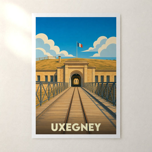 Affiche Uxegney – sans cadre, accrochée au mur