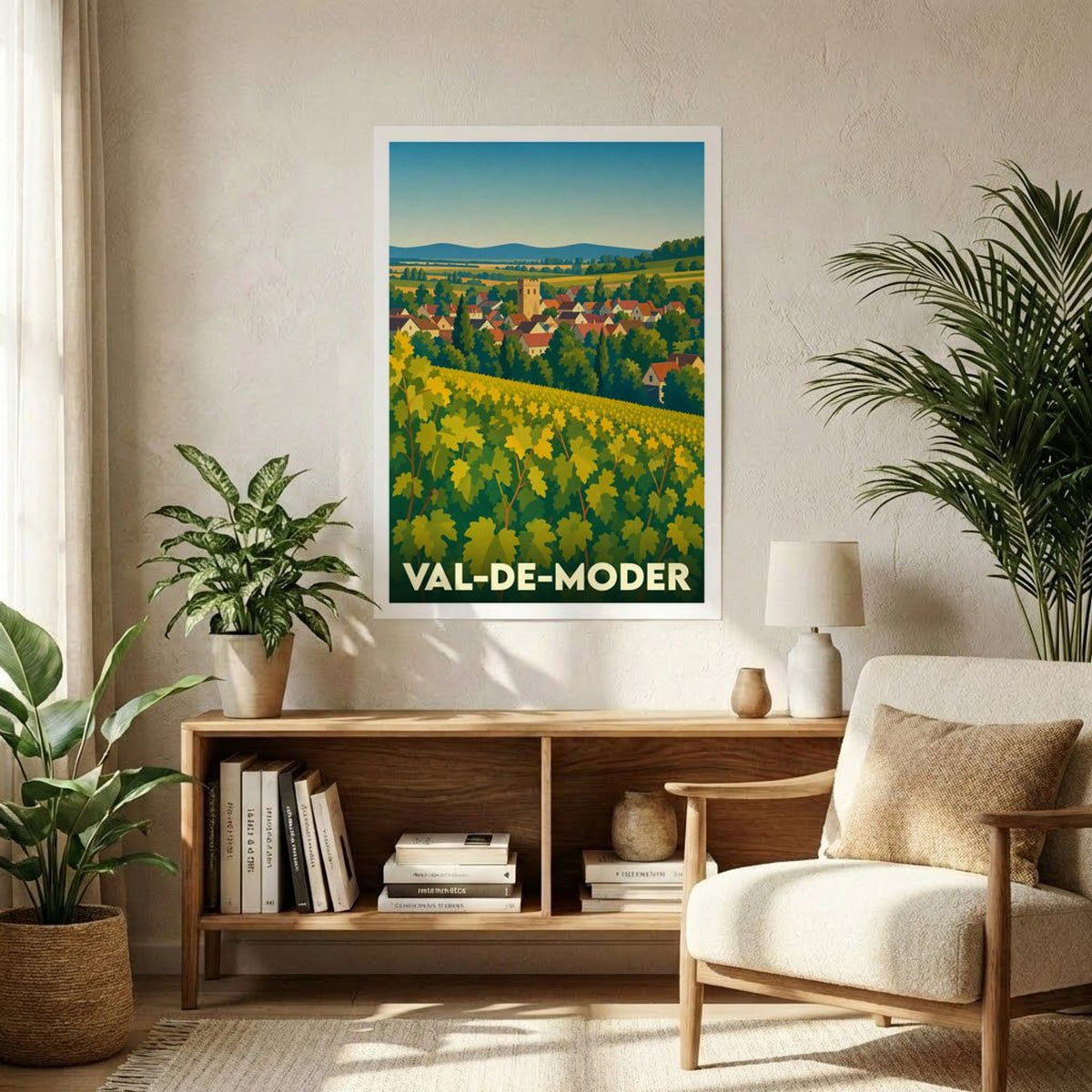 Affiche A1 (59,4 x 84,1 cm) Sans cadre souvenir de Val-de-Moder