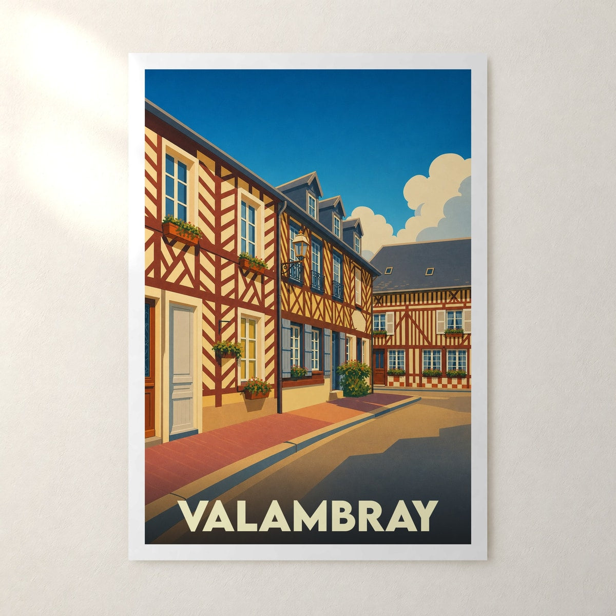 Affiche Valambray – sans cadre, accrochée au mur