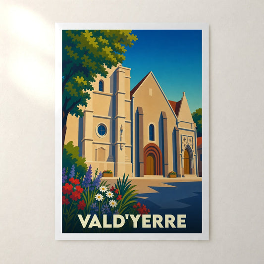 Affiche Vald'Yerre – sans cadre, accrochée au mur