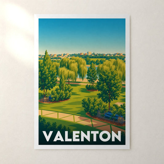 Affiche Valenton – sans cadre, accrochée au mur