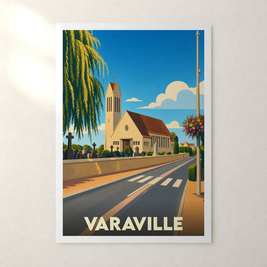 Affiche Varaville – sans cadre, accrochée au mur