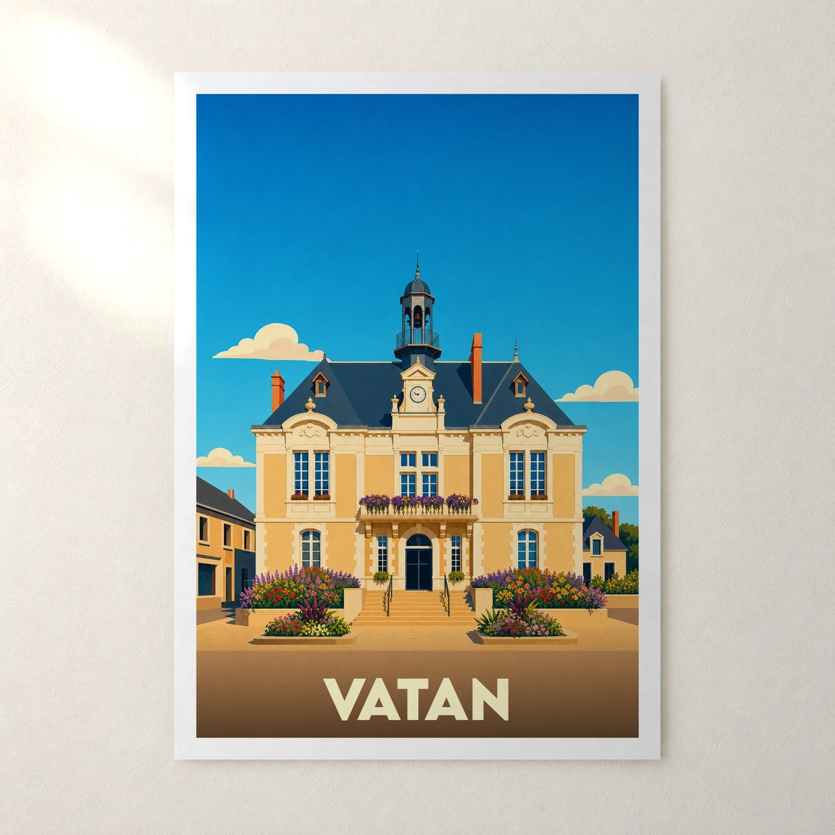 Affiche Vatan – sans cadre, accrochée au mur