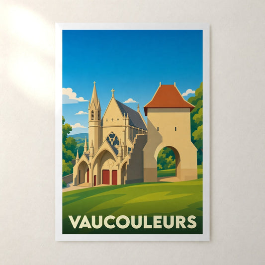 Affiche Vaucouleurs – sans cadre, accrochée au mur