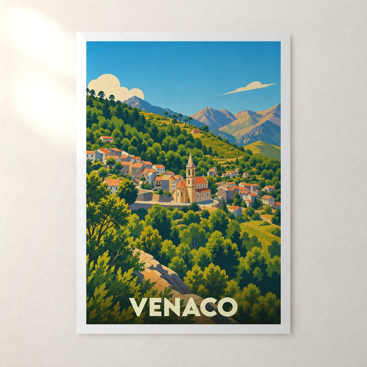 Affiche Venaco – sans cadre, accrochée au mur