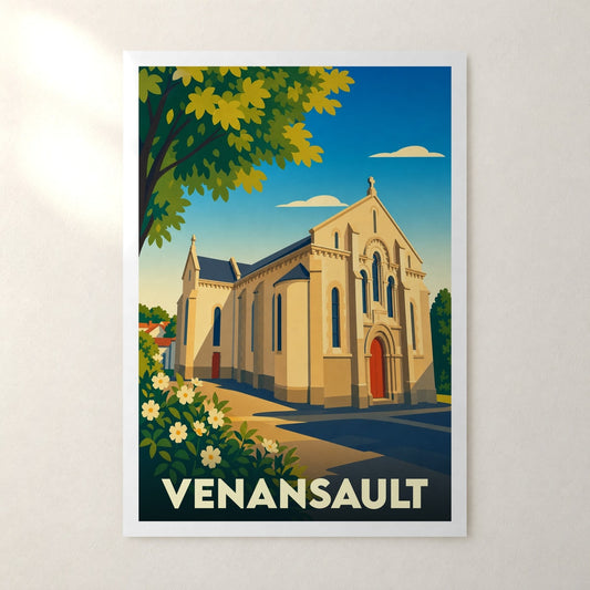 Affiche Venansault – sans cadre, accrochée au mur