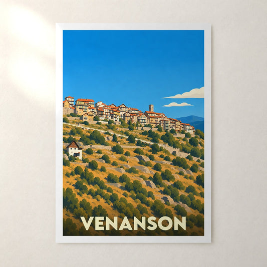 Affiche Venanson – sans cadre, accrochée au mur