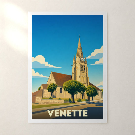 Affiche Venette – sans cadre, accrochée au mur