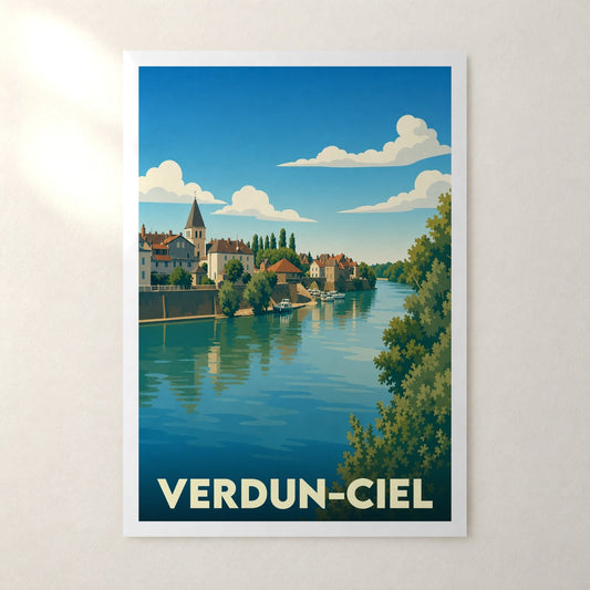 Affiche Verdun-Ciel – sans cadre, accrochée au mur