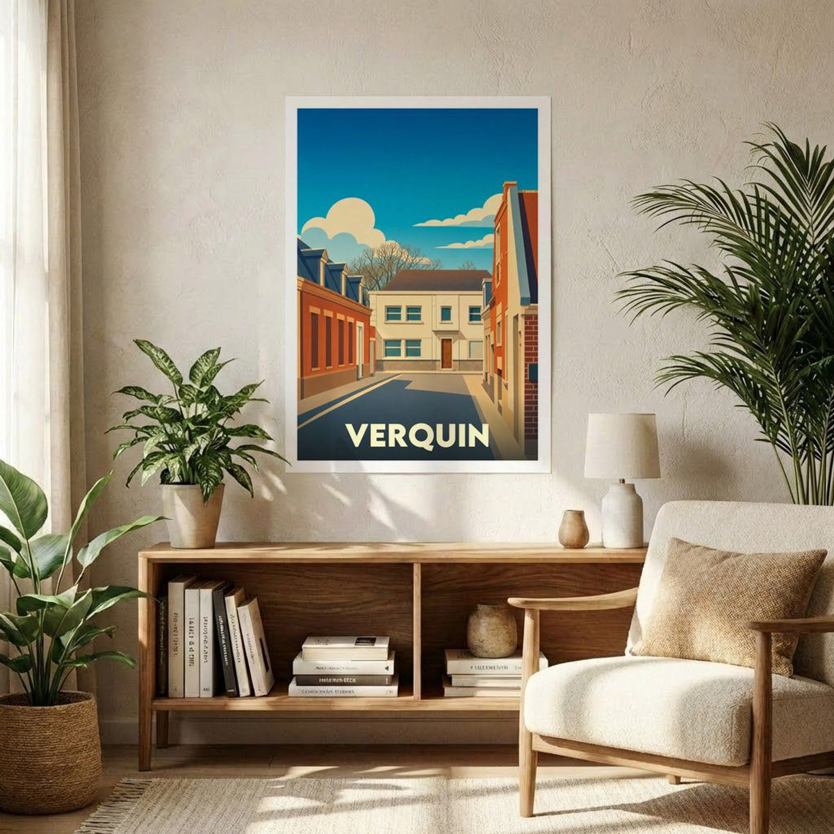 Affiche A1 (59,4 x 84,1 cm) Sans cadre souvenir de Verquin