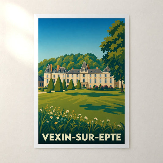 Affiche Vexin-sur-Epte – sans cadre, accrochée au mur