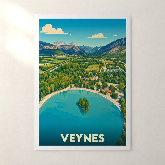 Affiche Veynes – sans cadre, accrochée au mur