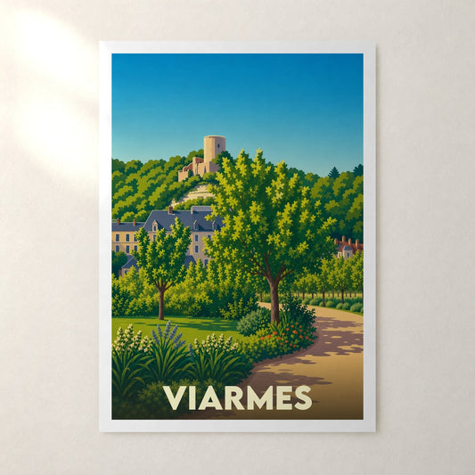 Affiche Viarmes – sans cadre, accrochée au mur