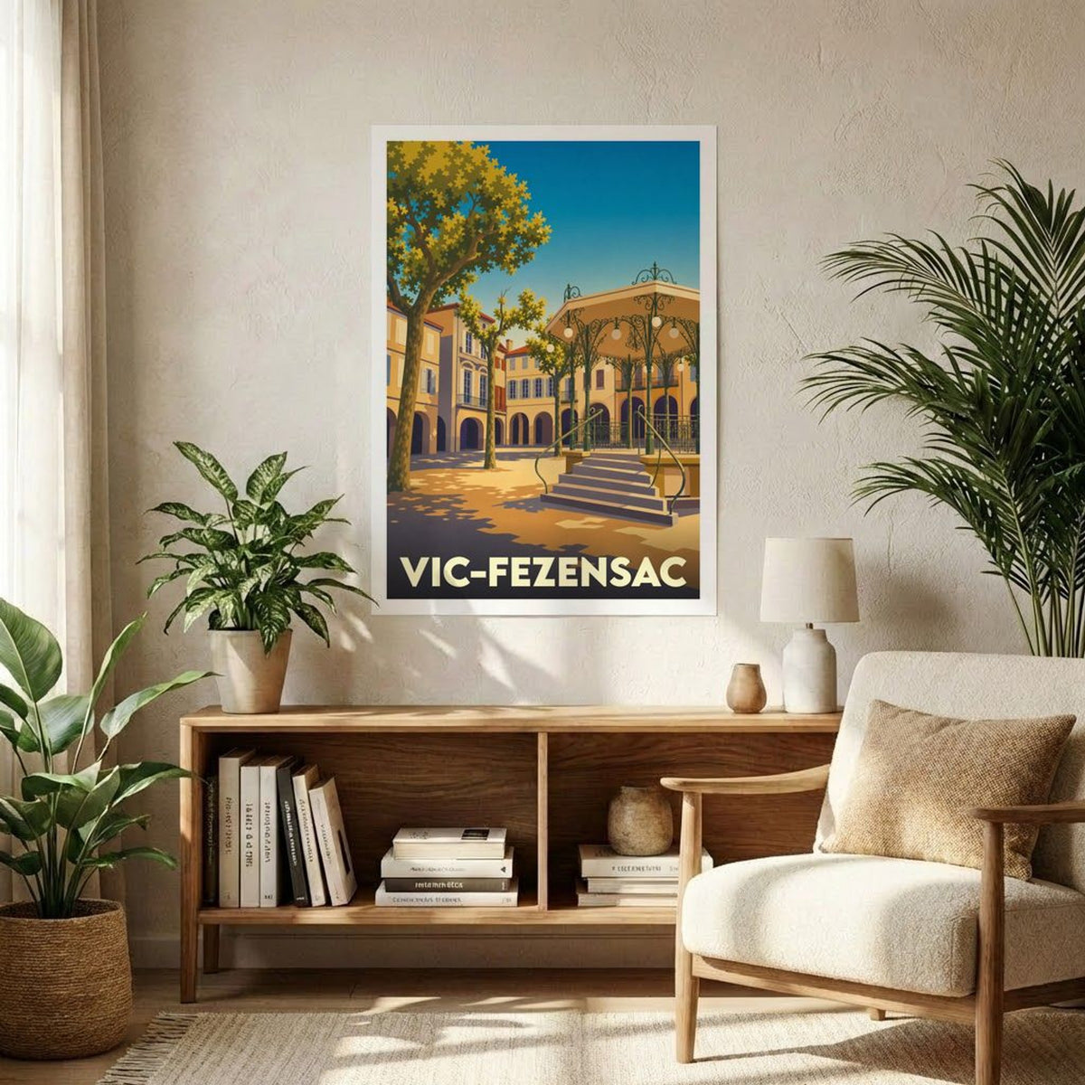 Affiche A1 (59,4 x 84,1 cm) Sans cadre souvenir de Vic-Fezensac