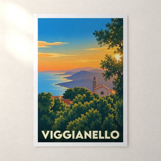Affiche Viggianello – sans cadre, accrochée au mur