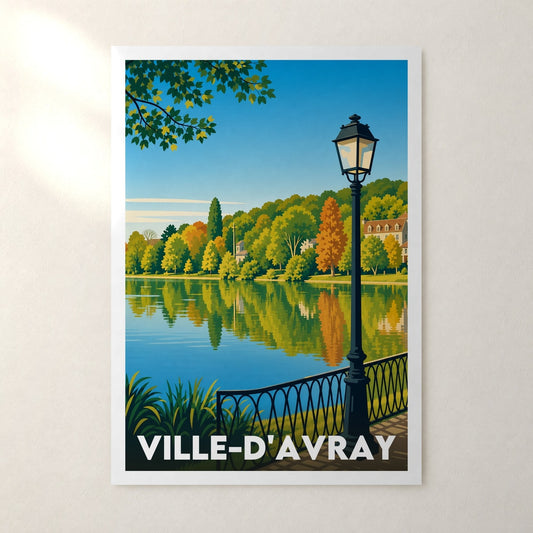 Affiche Ville-d'Avray – sans cadre, accrochée au mur