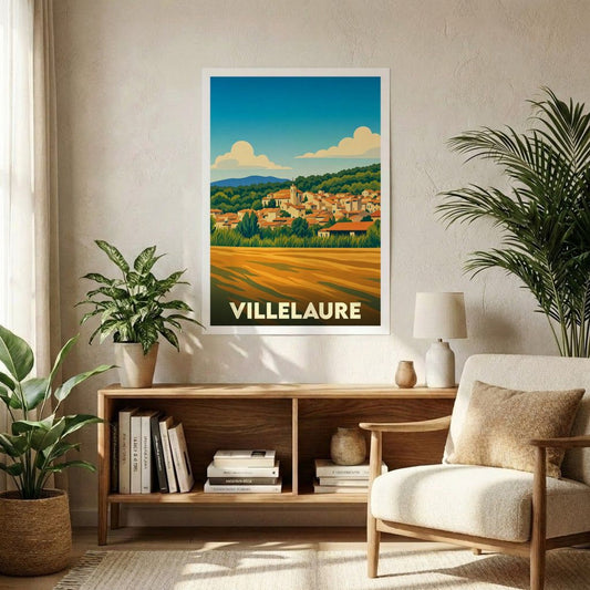 Affiche A1 (59,4 x 84,1 cm) Sans cadre souvenir de Villelaure